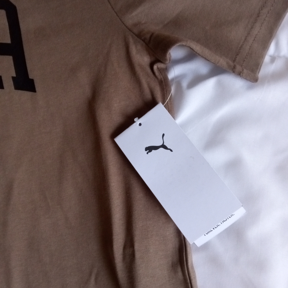 🆕 Youth/ Boys Puma Green and Brown Graphic T-Shirts - Picture 5 of 10